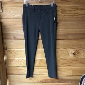 NWT Gap Women's Gray Dress Leggings Size 6 Mid Rise Super Skinny